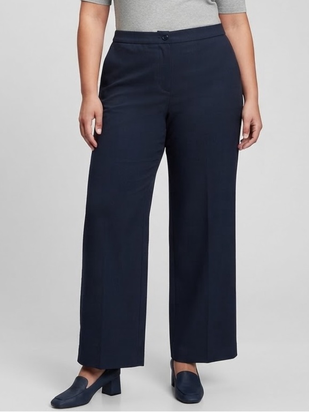 NWT JESSICA Navy Blue Wide Leg Dress Pants size 20